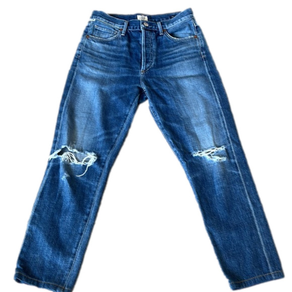 CITIZENS OF HUMANITY Liya High Rise Classic Fit Crop Jeans Premium Vintage 27 - Picture 3 of 15